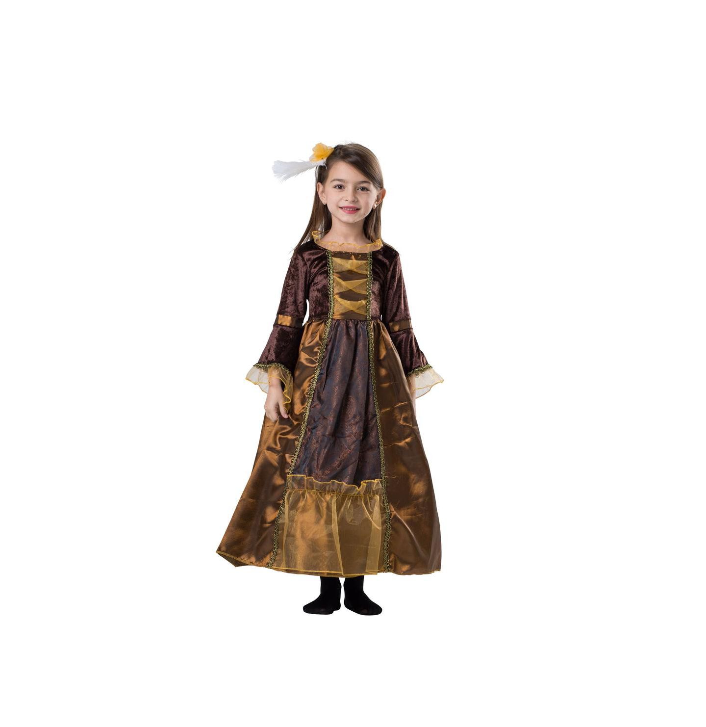 Dress Up America Duchess Dress & Hair Pin Costume Set - Toddlers Girls — фото 1