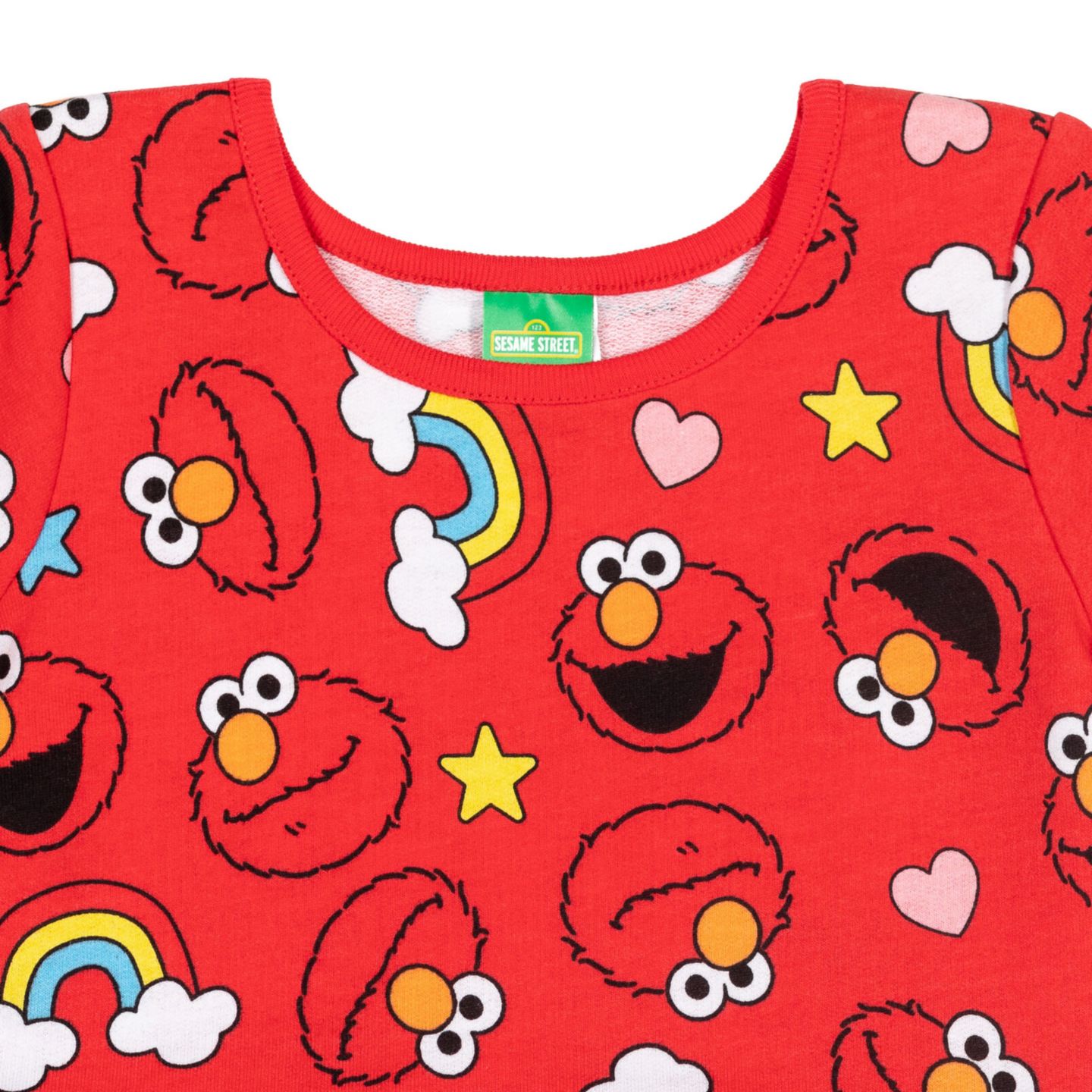 Платье Sesame Street Elmo Dress with Scrunchie для девочек, цвет: Яркий красный — фото 3