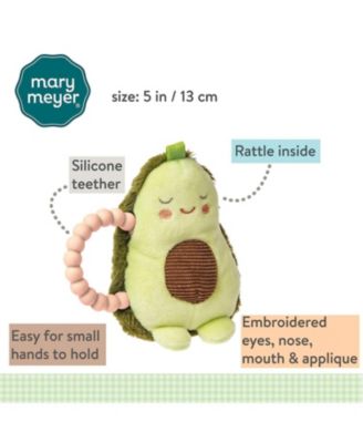 Teether Baby Rattle, Yummy Avocado