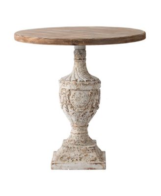 Streamdale 30x31" Antique Round Wood Table