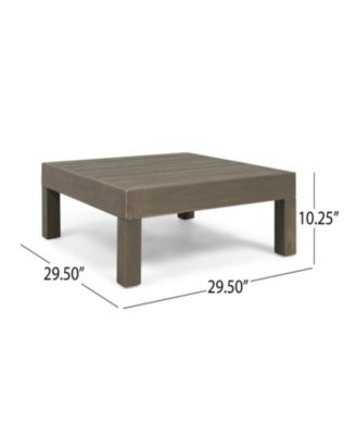 Brava X-Back Corner Bench-L With Coffee Table