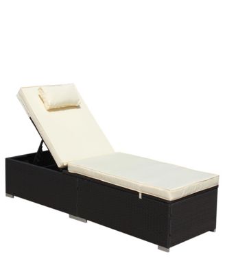 Streamdale 3-Piece Outdoor Chaise Lounge Set with Glass Table