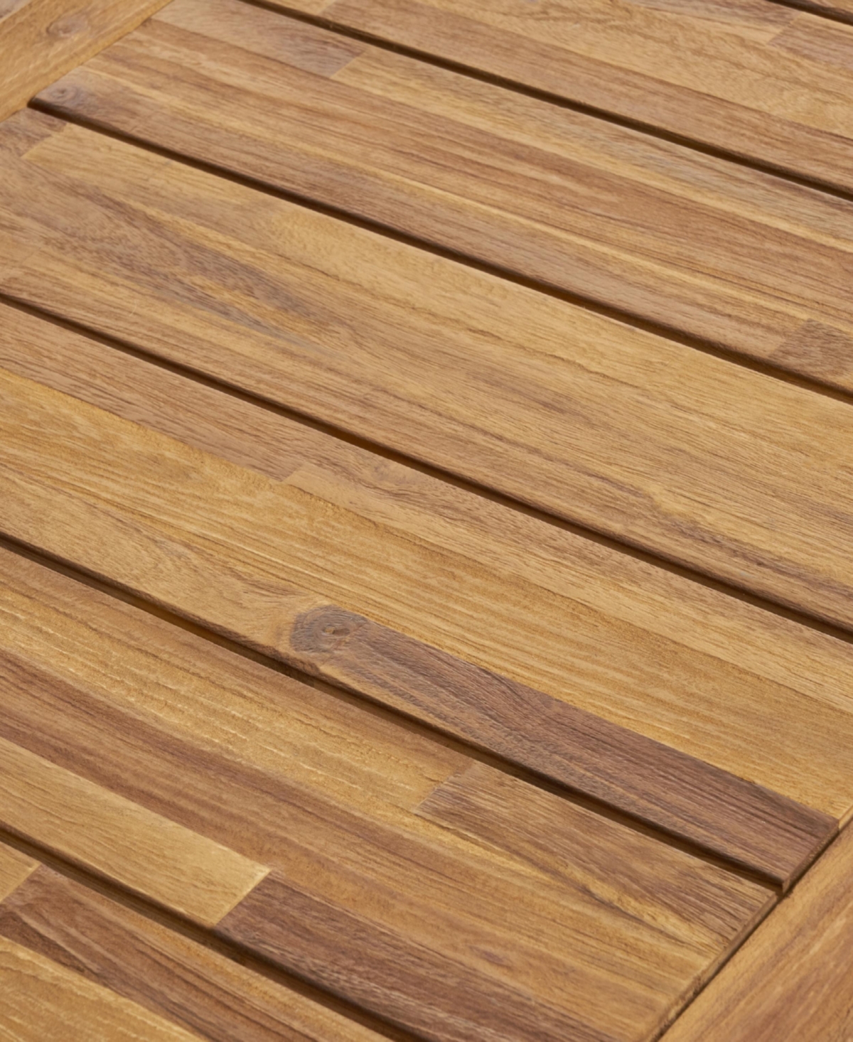 Outdoor 69" Acacia Wood Dining Table, Sandblast Natural Finish