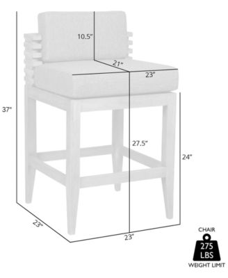 Vivid Outdoor Counter Stool