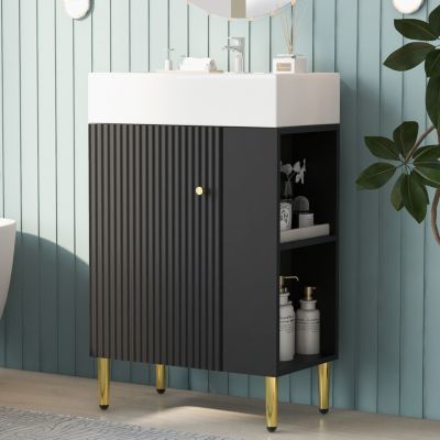  Bathroom Vanity with Sink & Storage, 21.6