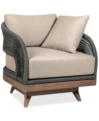 Orbit Outdoor Swivel Club Chair