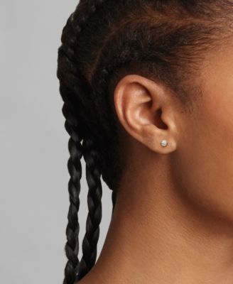 Era Lab-Grown Diamond Bezel Stud Earrings