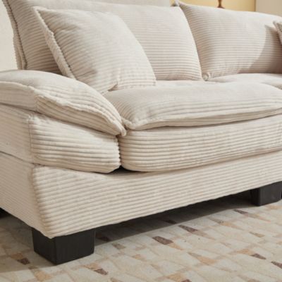 Corduroy Sofa Sleeper Comfy Loveseat Couch