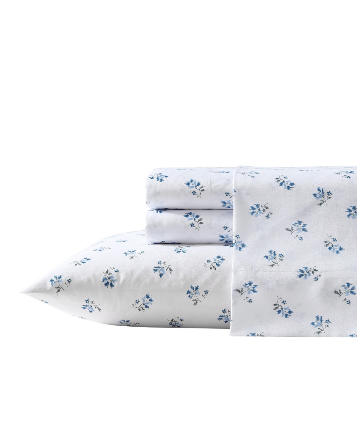 Wrangler Closeout!  Microfiber 4-pc. Sheet Set, Queen In Sketchy Ditsy Soft Blue