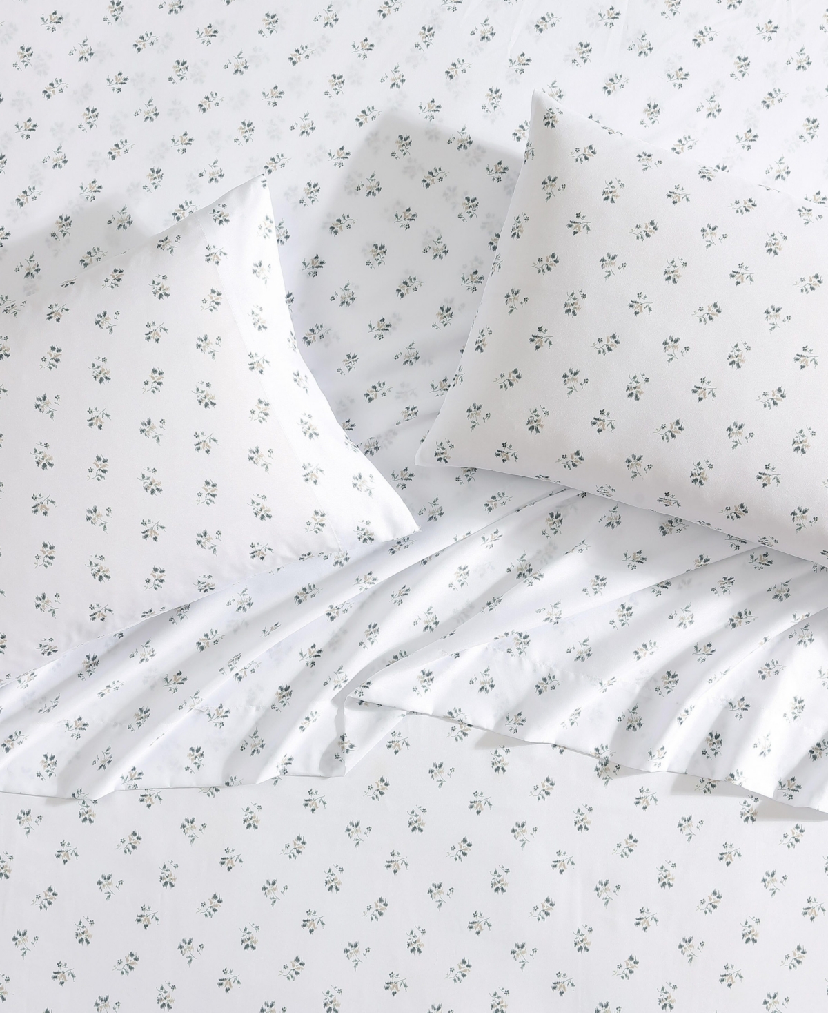 Wrangler Closeout!  Microfiber 4-pc. Sheet Set, King In Sketchy Ditsy Green