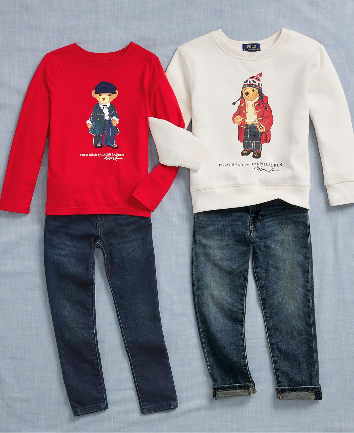 Polo Ralph Lauren Toddler and Little Boys Polo Bear Fleece Sweatshirt - Nevis Ho24 Bear