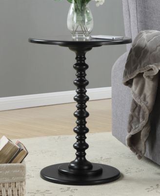 17.75" Medium-Density Fiberboard Palm Beach Spindle Table