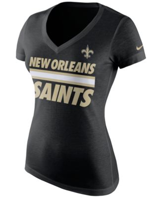 Nike Women's New Orleans Saints Team Stripe T-Shirt - Macy's