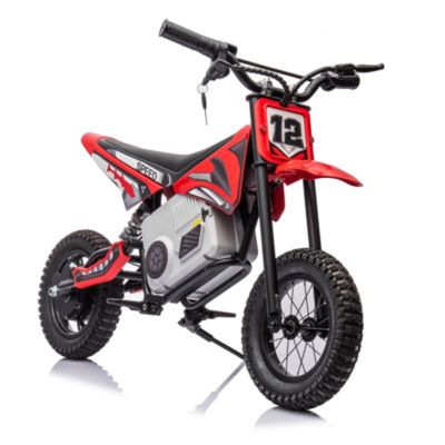 36V Electric mini dirt motorcycle for kids,350w xxxl motorcycle, Stepless variable speed drive, Disc brake, No chain, Steady acceleration, horn, power display, rate display,176 pounds for 50m or more,