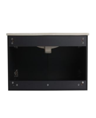 30" Wall-Mounted Vanity with Sink & Soft-Close Door