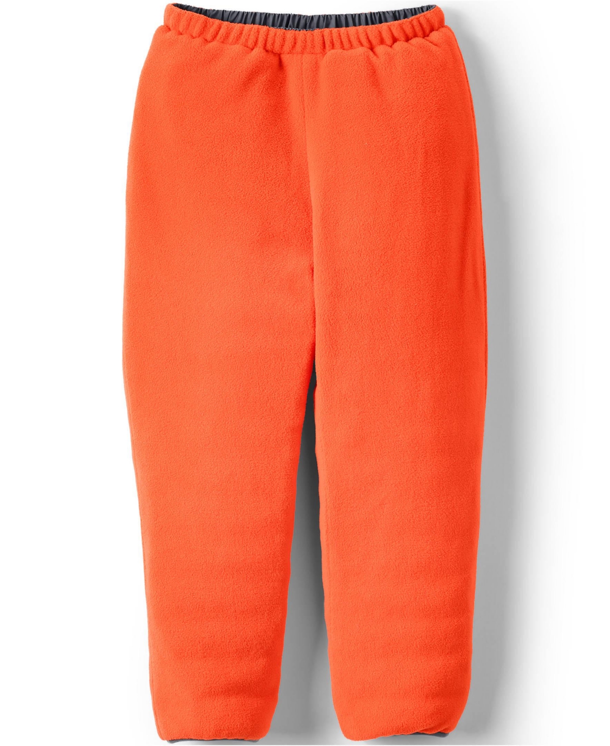 Lands' End Boys Reversible Fleece Puffer Pants -vivid orange