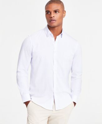 Alfani - Men's Alfatech Illusions Shirt, Exclusively at Macy's
