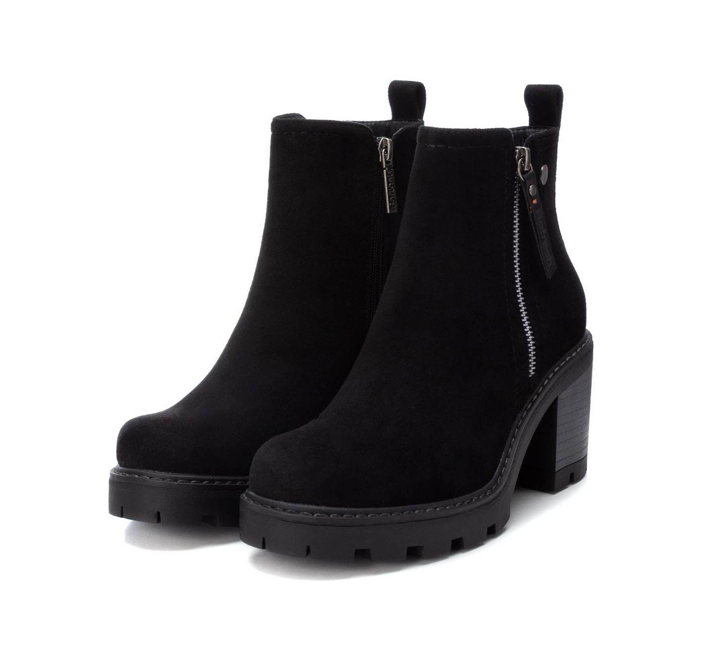 Женские ботинки XTI Casual Suede Booties, цвет: Чёрный — фото 5