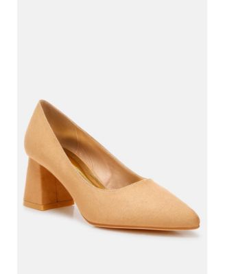 Malai Block Heel Pumps