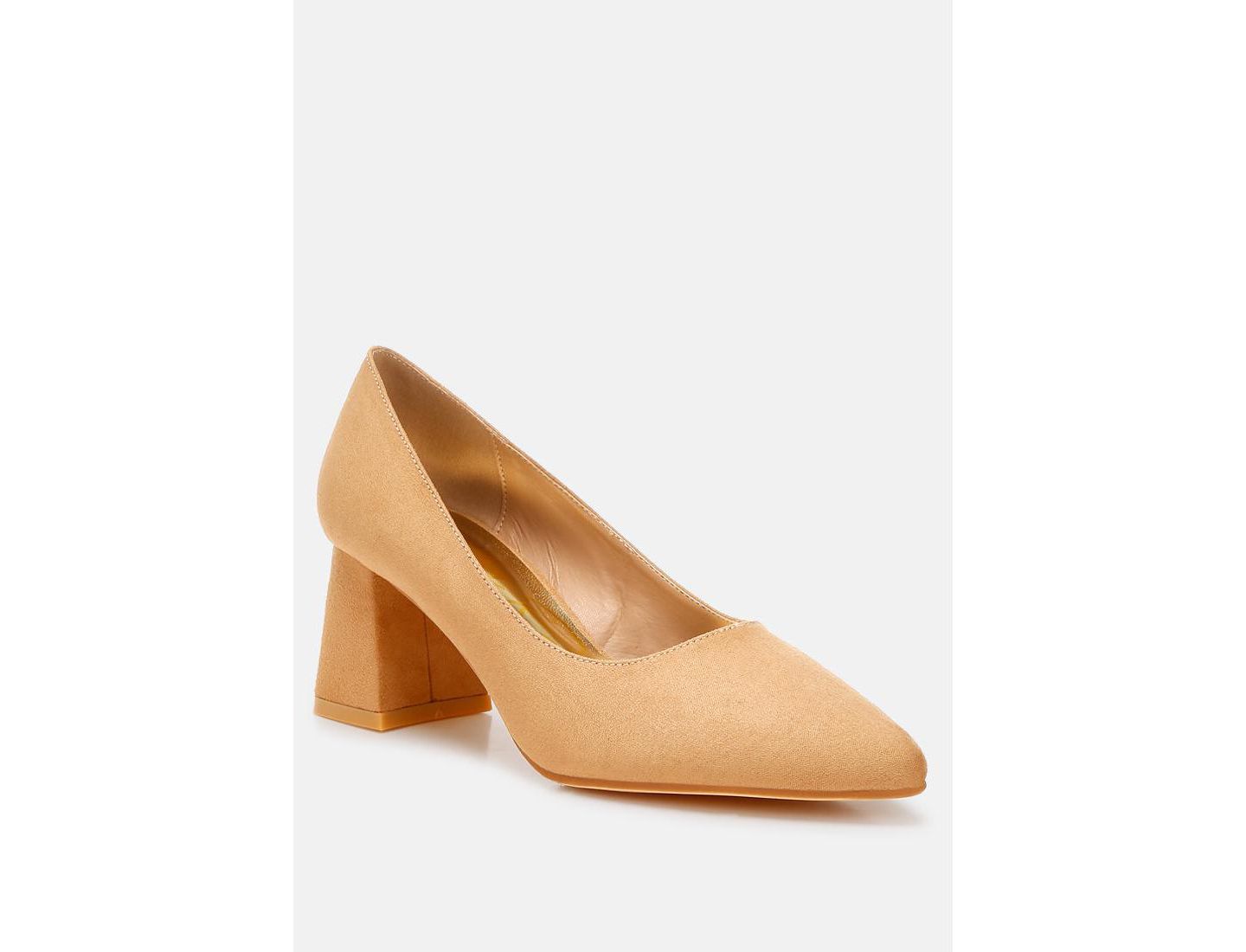 Женские туфли London Rag Malai Block Heel, цвет: Бежевый — фото 3