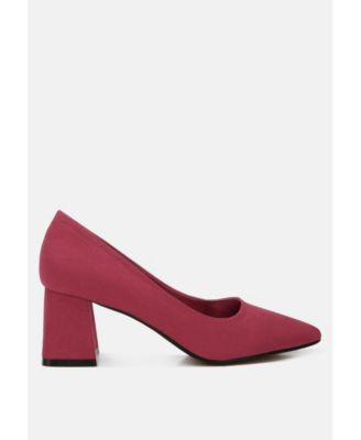 Malai Block Heel Pumps