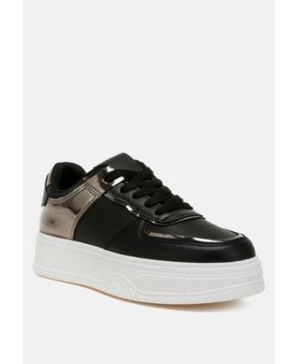 Scouts Metallic Paneling Platform Sneakers