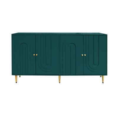Modern 4-Door Lacquered Sideboard Cabinet