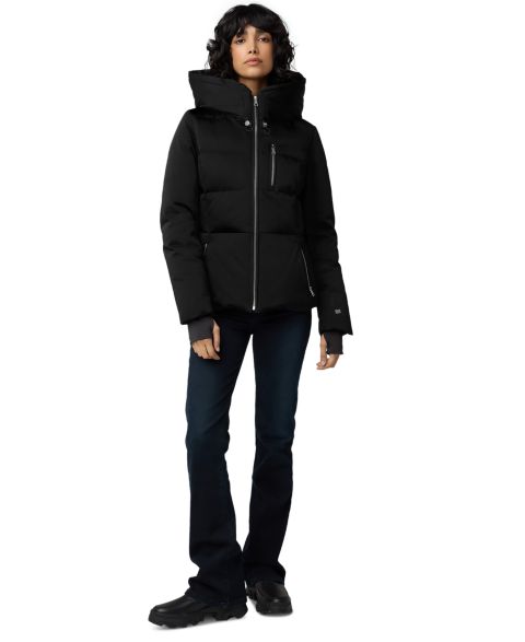 Женские куртки Soia & Kyo Women's Hooded Zip-Front Down Puffer Coat