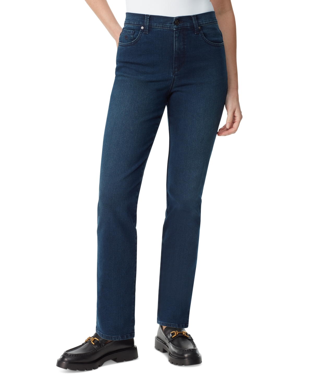 Gloria Vanderbilt Women's Amanda Classic Straight Jeans, In Regular, Short & Long In Park City