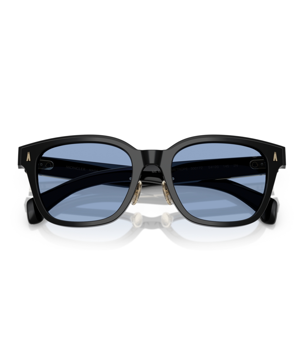 Shop Moncler Unisex Sunglasses, Metrope Me6002d In Shiny Black