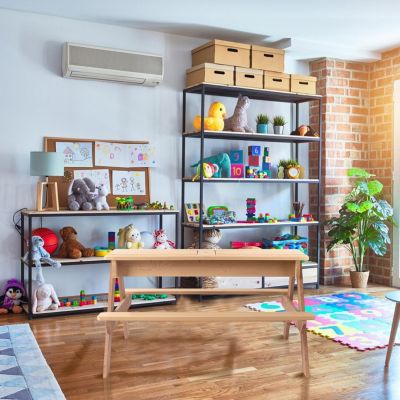 Streamdale Kids Wooden 3-in-1 Picnic Table with Umbrella & Sand/Water Play