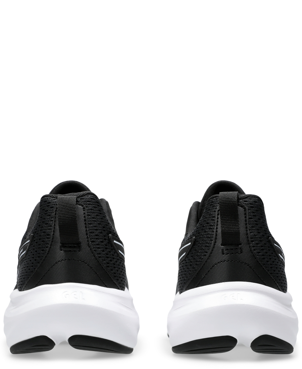 Asics Mens Lace-up Casual And Fashion Sneakers In Black,white