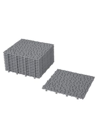 Streamdale Gray Interlocking Deck Tiles (60)