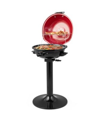 1600W Electric BBQ Grill with Removable Non-Stick Warming Rack