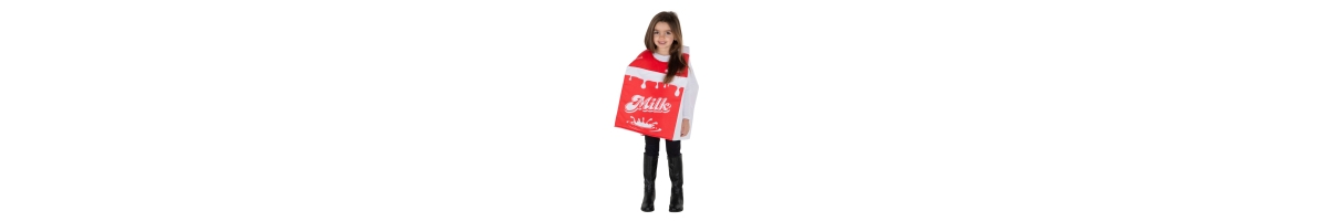Dress Up America Milk Carton Tunic Costume - Kids Boys & Girls