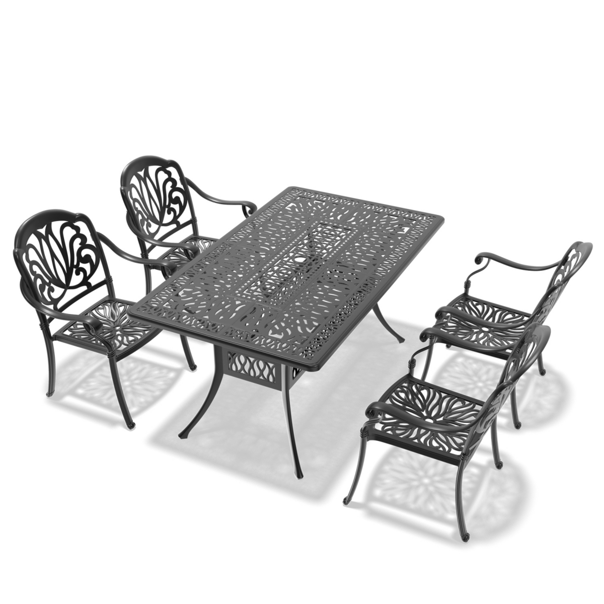 Streamdale 5-Piece Patio Furniture Set with Cushions
