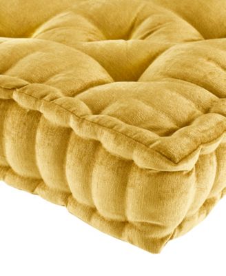 Azza Chenille Decorative Floor Pillow, 20" x 20"
