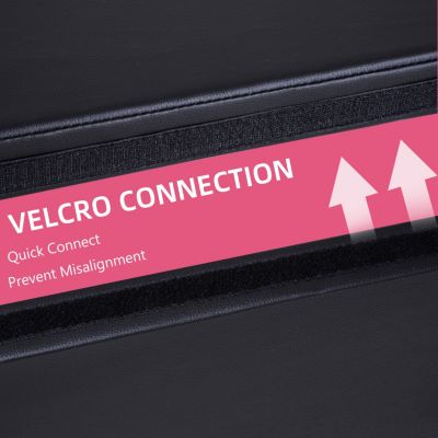 Pole Dance Mat, 2"T x 5'W Folding Pole Dance Mat for Home, Lightweight and Foldable, Black