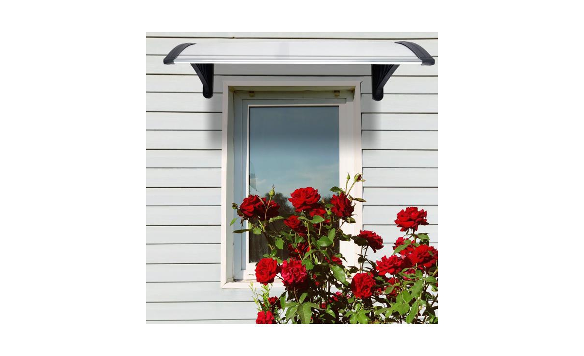 Slickblue Household Application Door & Window AwningsHolder - Black