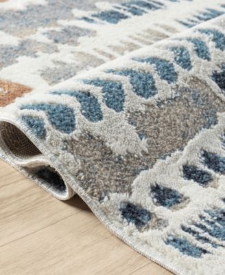 Lr Home Willa Vis 645 Rug Collection In Blue,gray