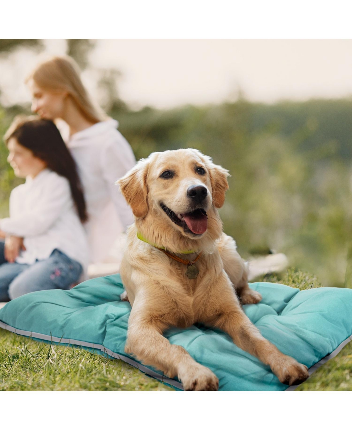 Co-Pilot Waterproof Dog Bed, Chew Proof Pet Bed, Durable Outdoor Mat for Dogs, Heavy Duty, Ideal for Travel