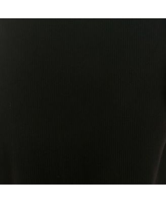 Women's Long Sleeve Square Neck Rib Midi Dress