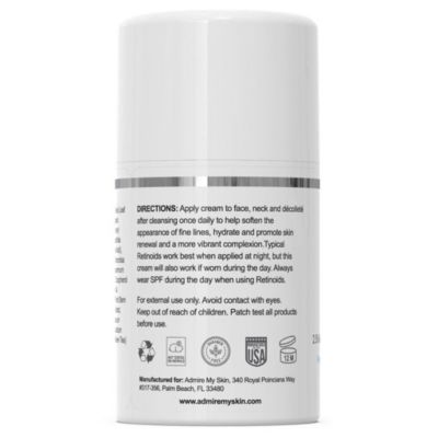 Retinol Retinoid Moisturizer Cream for Anti Aging Anti Wrinkle Skincare
