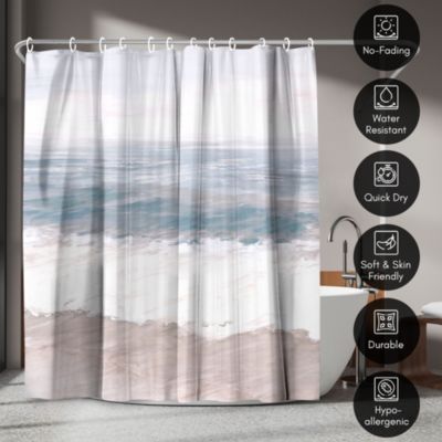 Coastal Shower Curtain by PI Creative Art, 71" x 74"