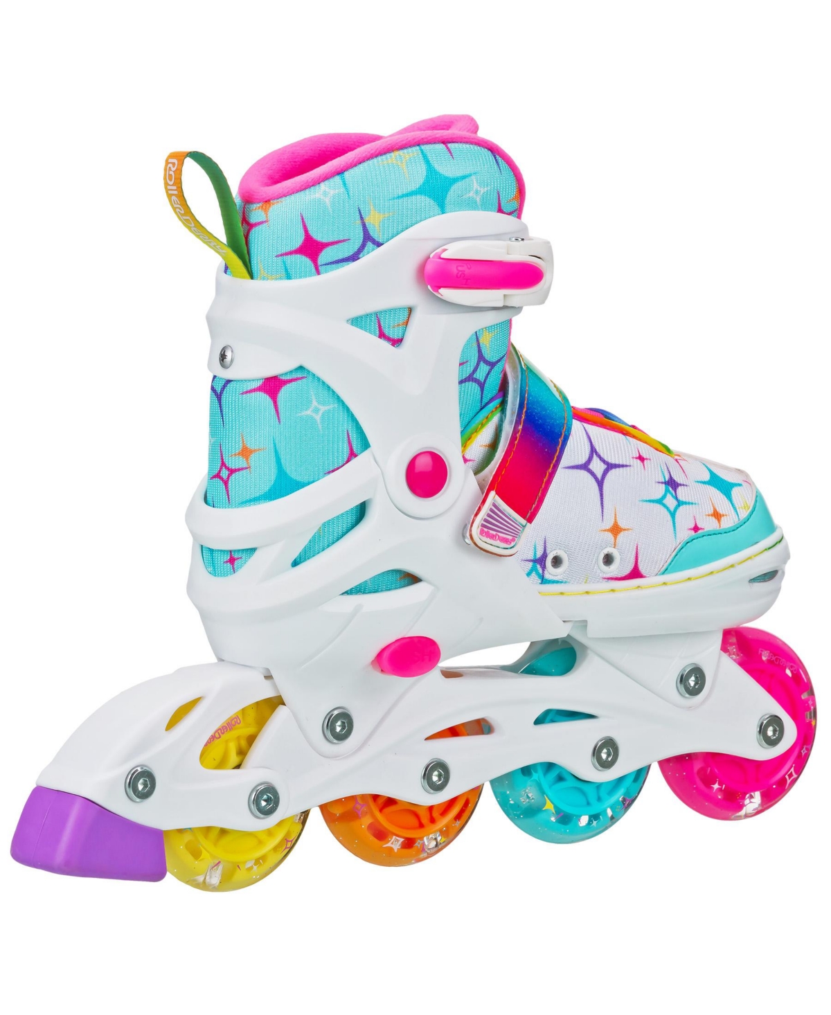 Roller Derby Stryde Lighted Girl's Adjustable Skates (11-1) -teal