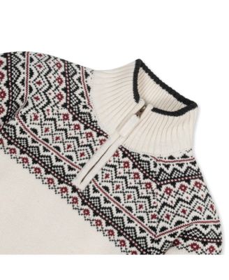 Baby Boys Long Sleeve Half Zip Raglan Ski Sweater