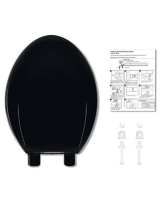 Toilet Seat Elongated,Toilet Seat with Toddler Seat Built in, Potty Training Toilet Seat Elongated Fits Both Adult and Child, with Soft Close