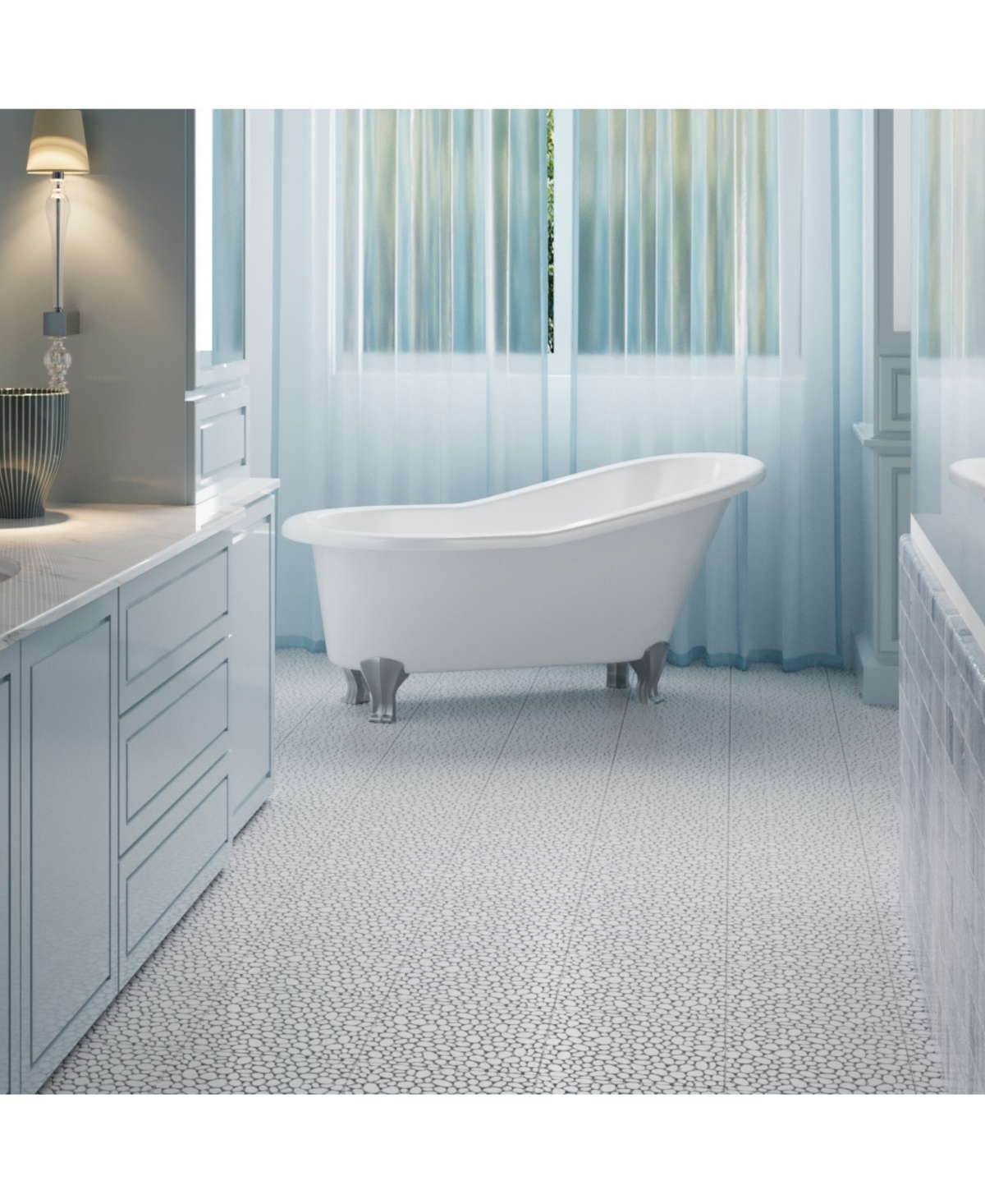 Streamdale Furniture 12 x 12 Inch Gray Interlocking Deck Tiles Plastic Waterproof Outdoor All Weather Anti-slip Bathroom Shower Balcony Porch Strong W