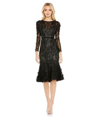 Macy's long sleeve cocktail dresses hotsell