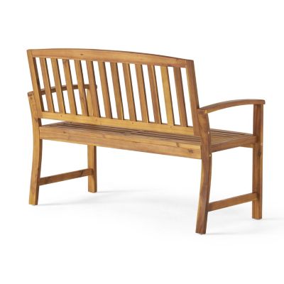 Streamdale Durable Acacia Wood Bench For Outdoor Comfort And Style